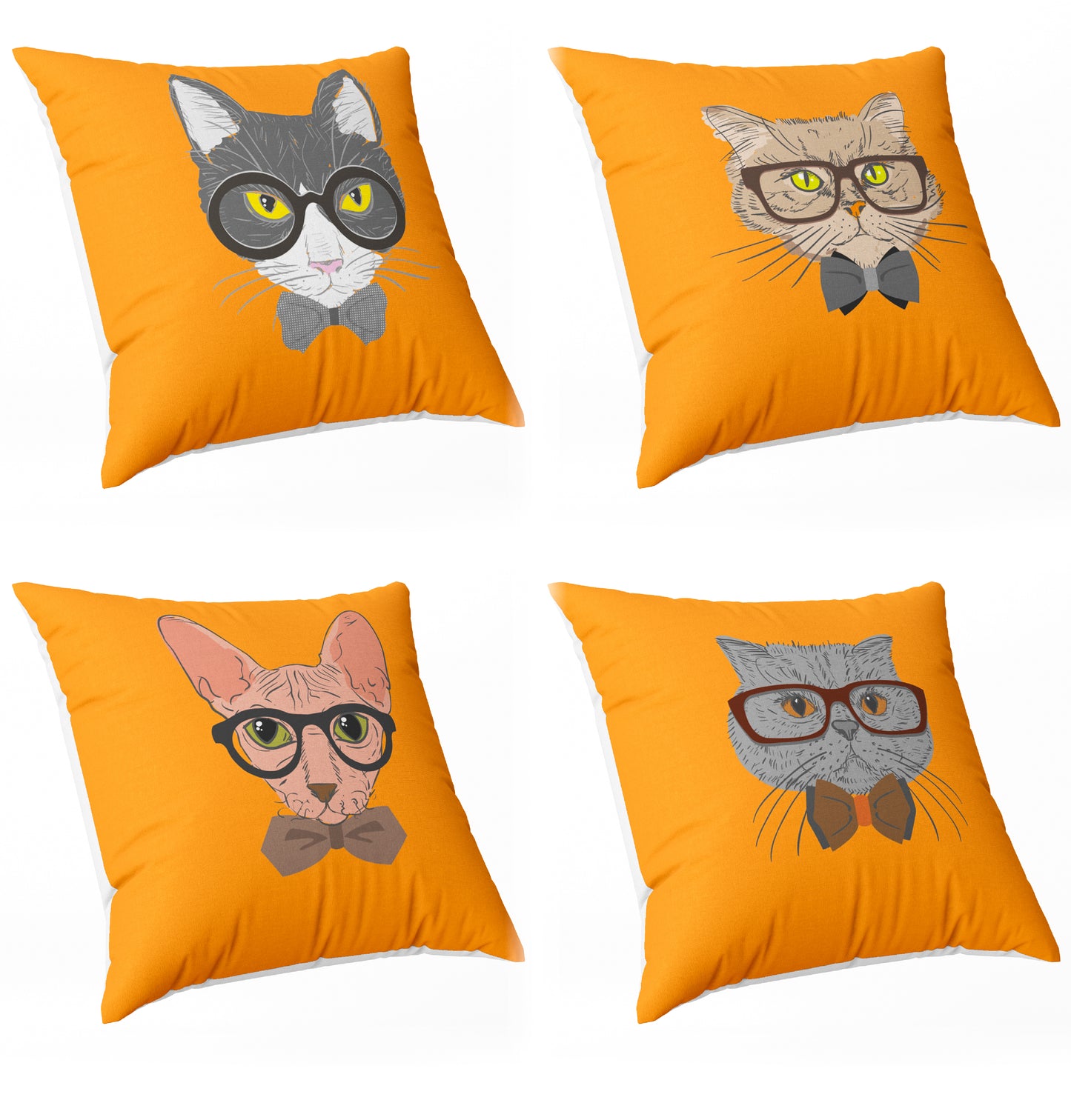 Housse de coussin Lot de 4 Pièces