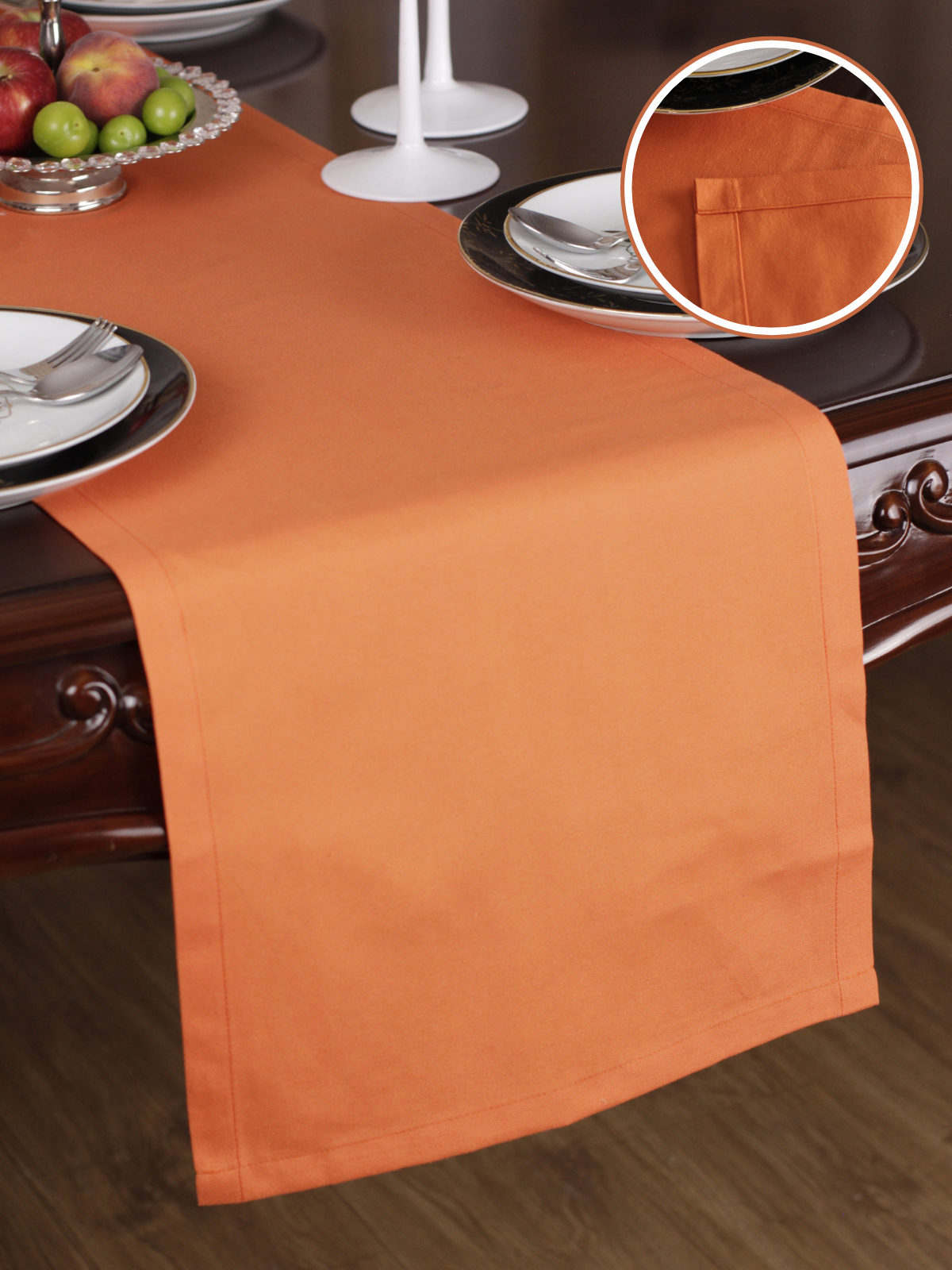 Chemin de table coton 40x140 cm – Résistant, élégant et multi-usage