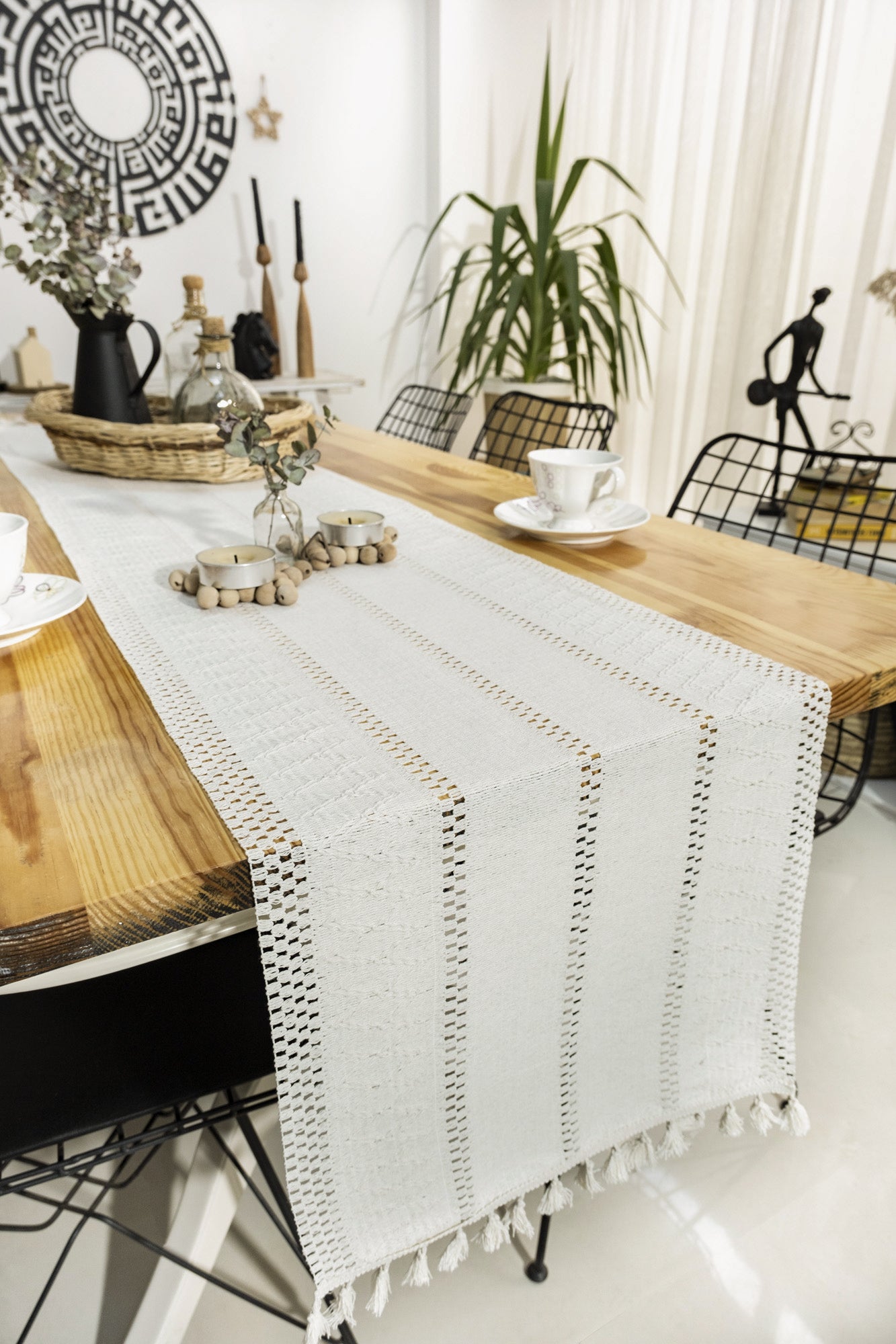 Chemin de table 100% Coton Organique