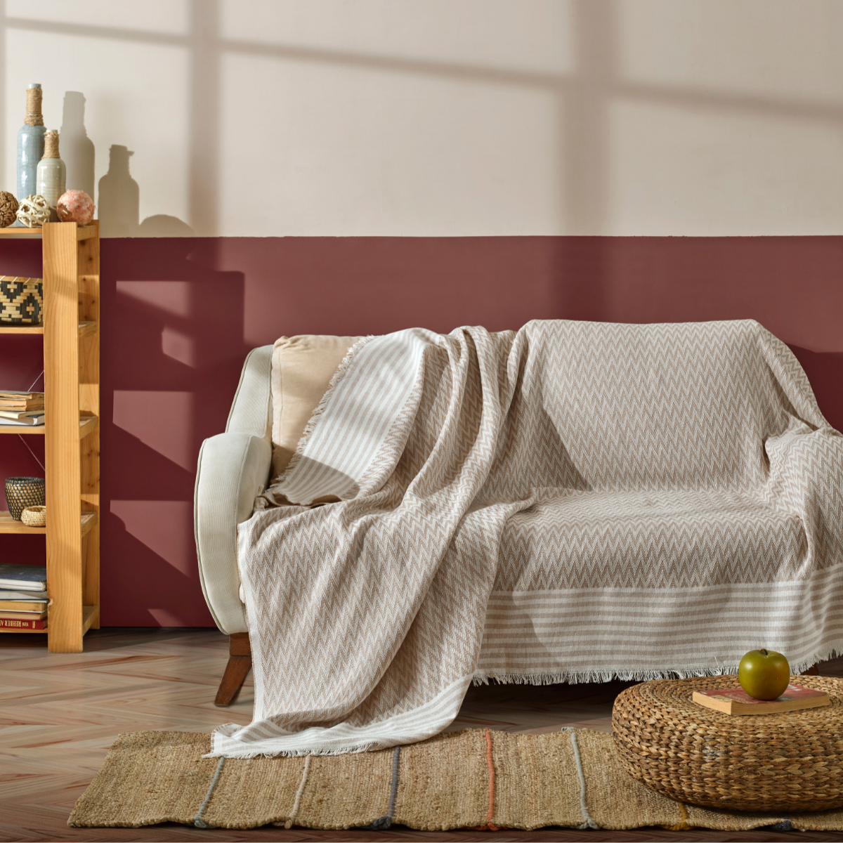 Jeté de Canapé en coton - Bohème Cozy Décoration