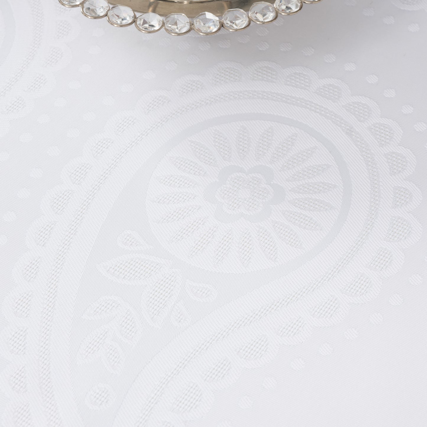Nappe de table imperméable en jacquard