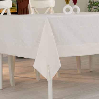 Nappe de table Jacquard damassé en coton