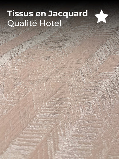 Set de lit 4 pièces en jacquard
