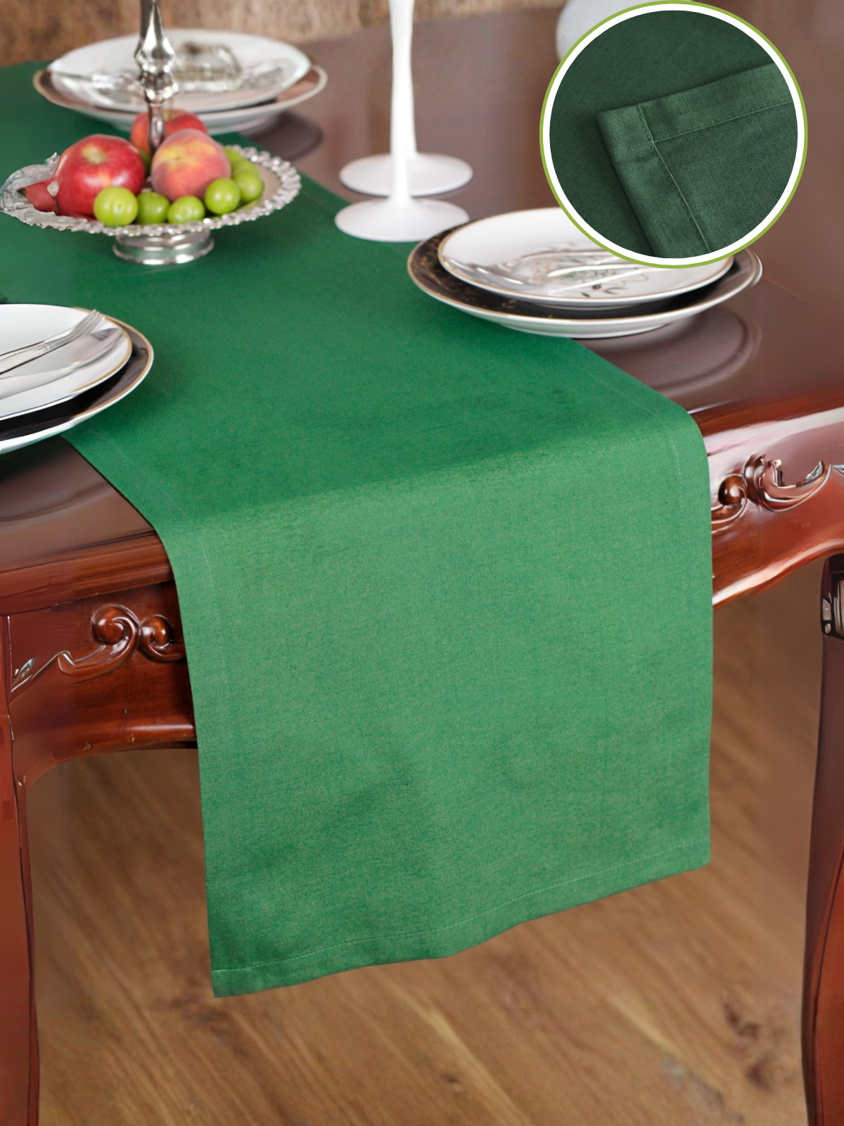 Chemin de table coton 40x140 cm – Résistant, élégant et multi-usage