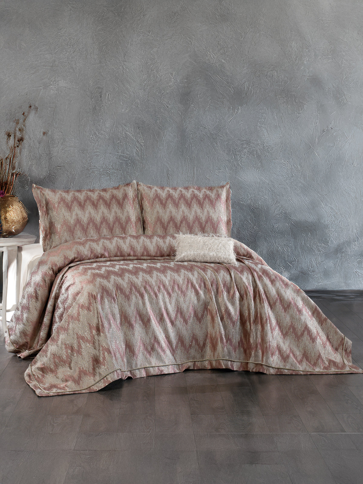Parure de Lit 2 personnes 260x260 - Ensemble de 4 Pièces