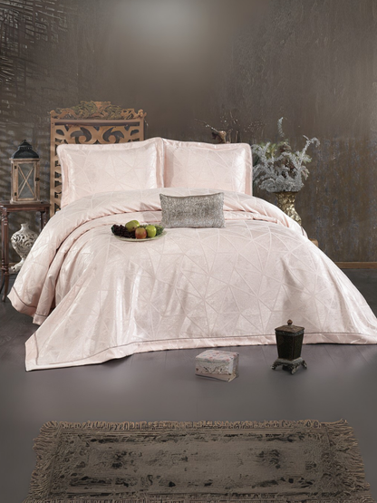 Couvre lit Double Tissu en Jaquard - Lisa