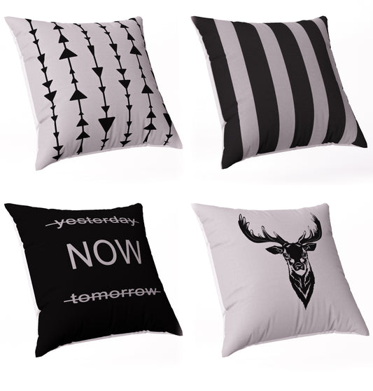 Housse de coussin Lot de 4 Pièces