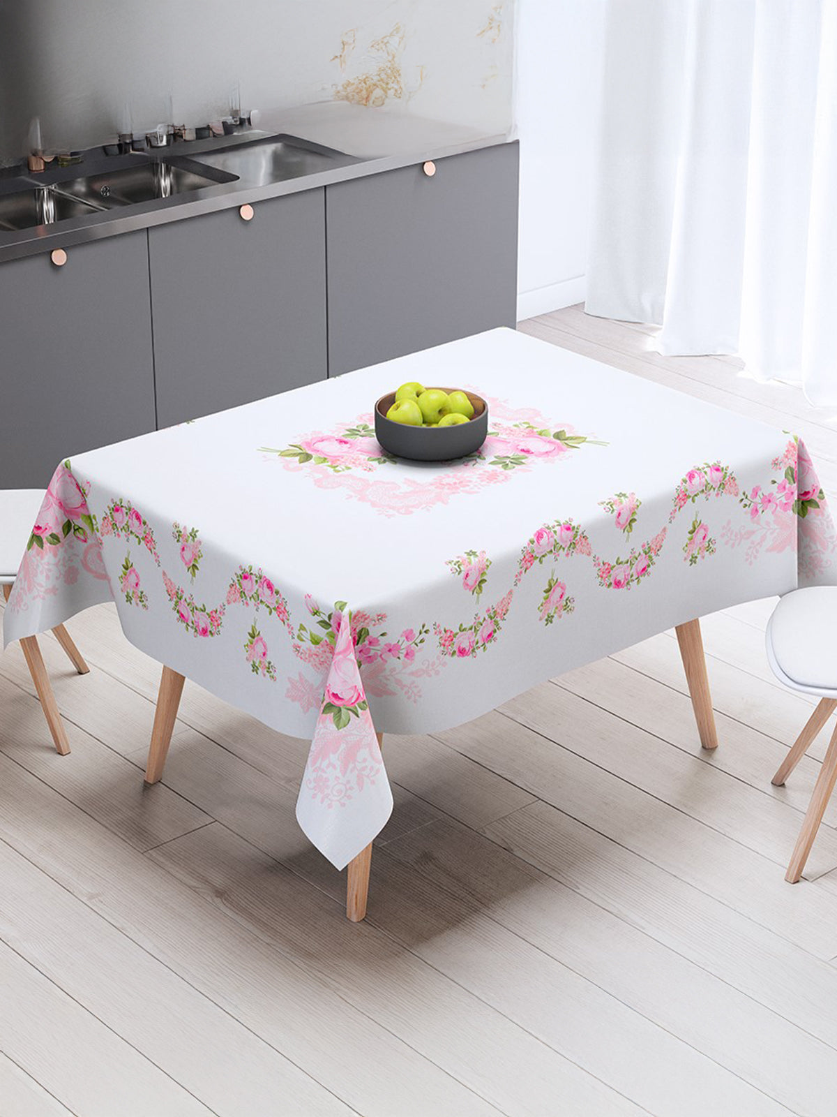 Nappe de Table motif 3D floral
