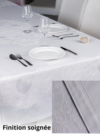 Nappe de Table en Coton rectangulaire en Jacquard