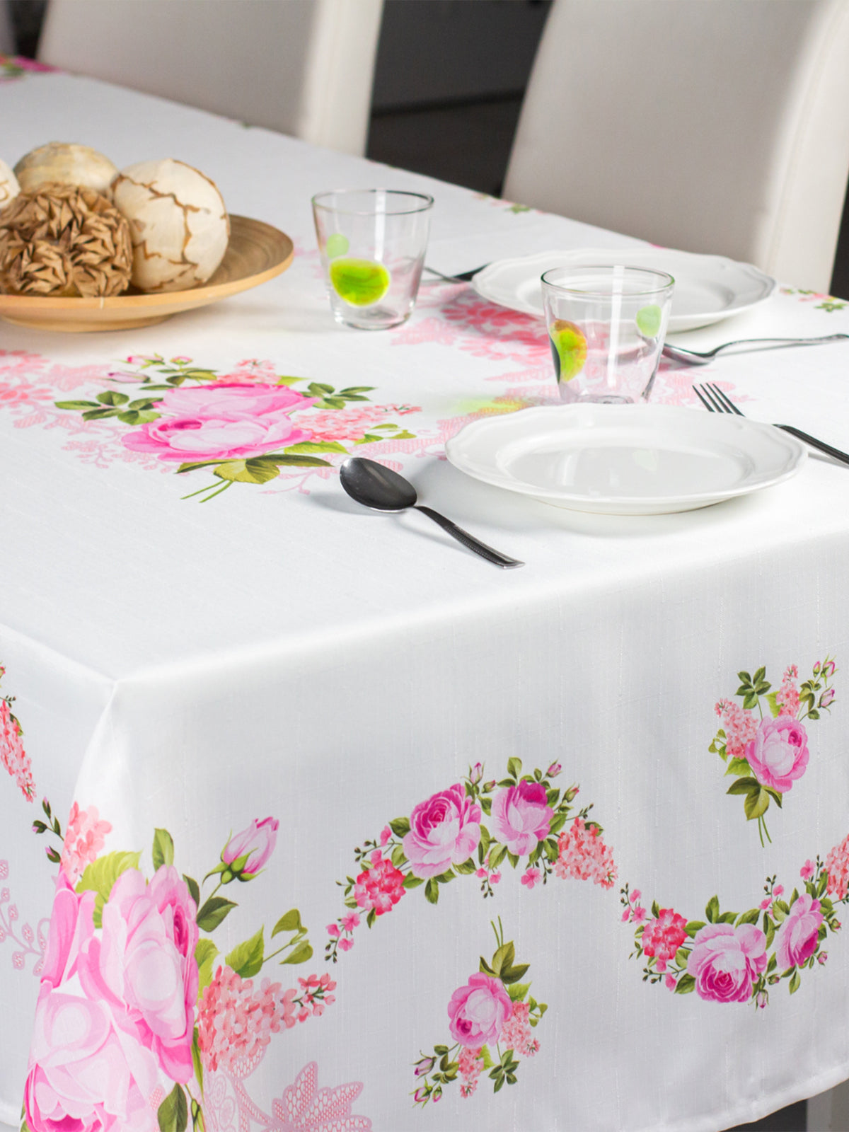 Nappe de Table motif 3D floral