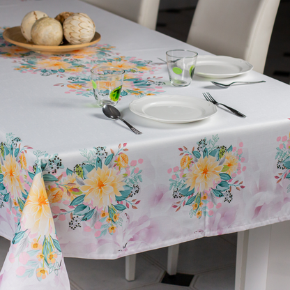 Nappe de Table motif 3D floral