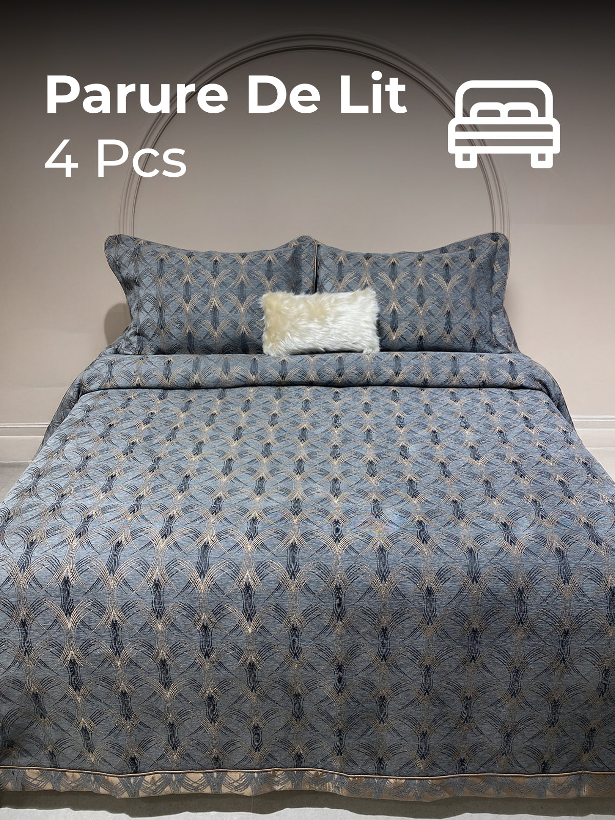 Parure de lit haut de gamme et luxe 260x260