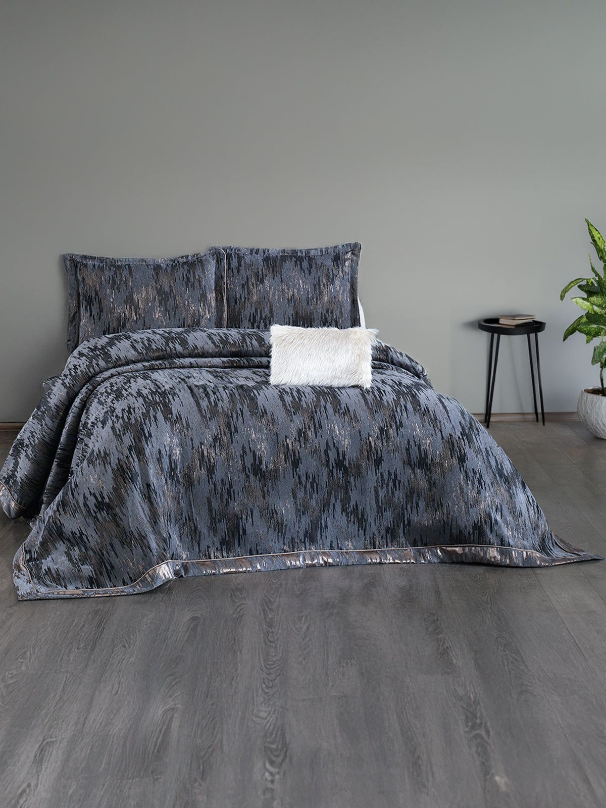 Parure de lit double avec Oreillers et Coussin